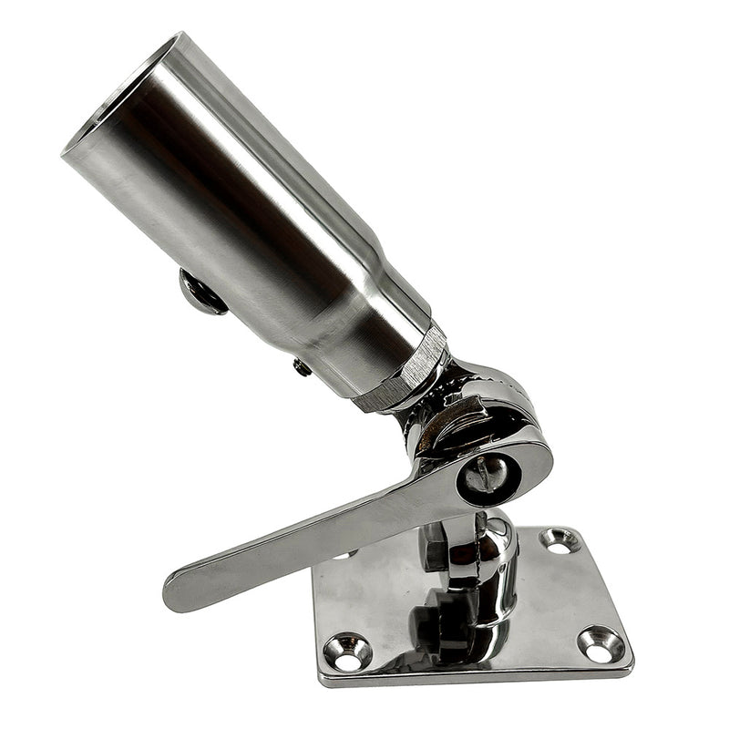 Seaview Starlink Stainless Steel 1"-14 Threaded Adapter & Stainless Steel Ratchet Base