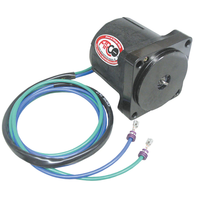 ARCO Marine Replacement Outboard Tilt Trim Motor - Johnson-Evinrude, 2-Wire, 4 Bolt, EFI