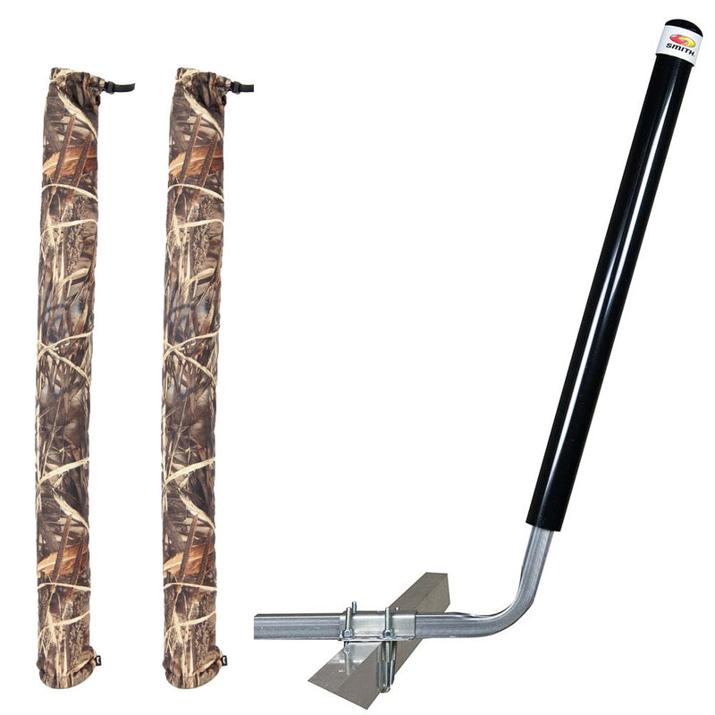 C.E. Smith Angled Post Guide-On - 40" - Black w-FREE Camo Wet Lands 36" Guide-On Cover